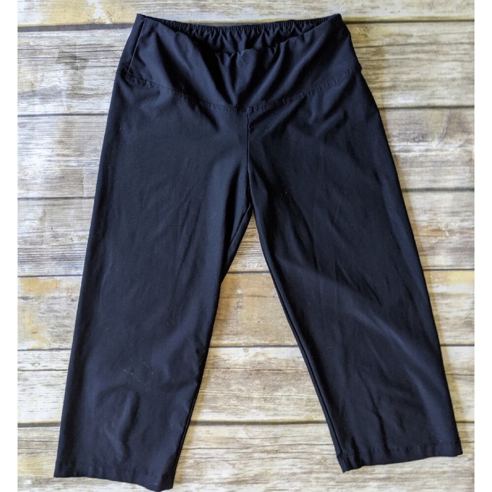 Bally Wide Leg Cropped Leggings sz sz Petite Small